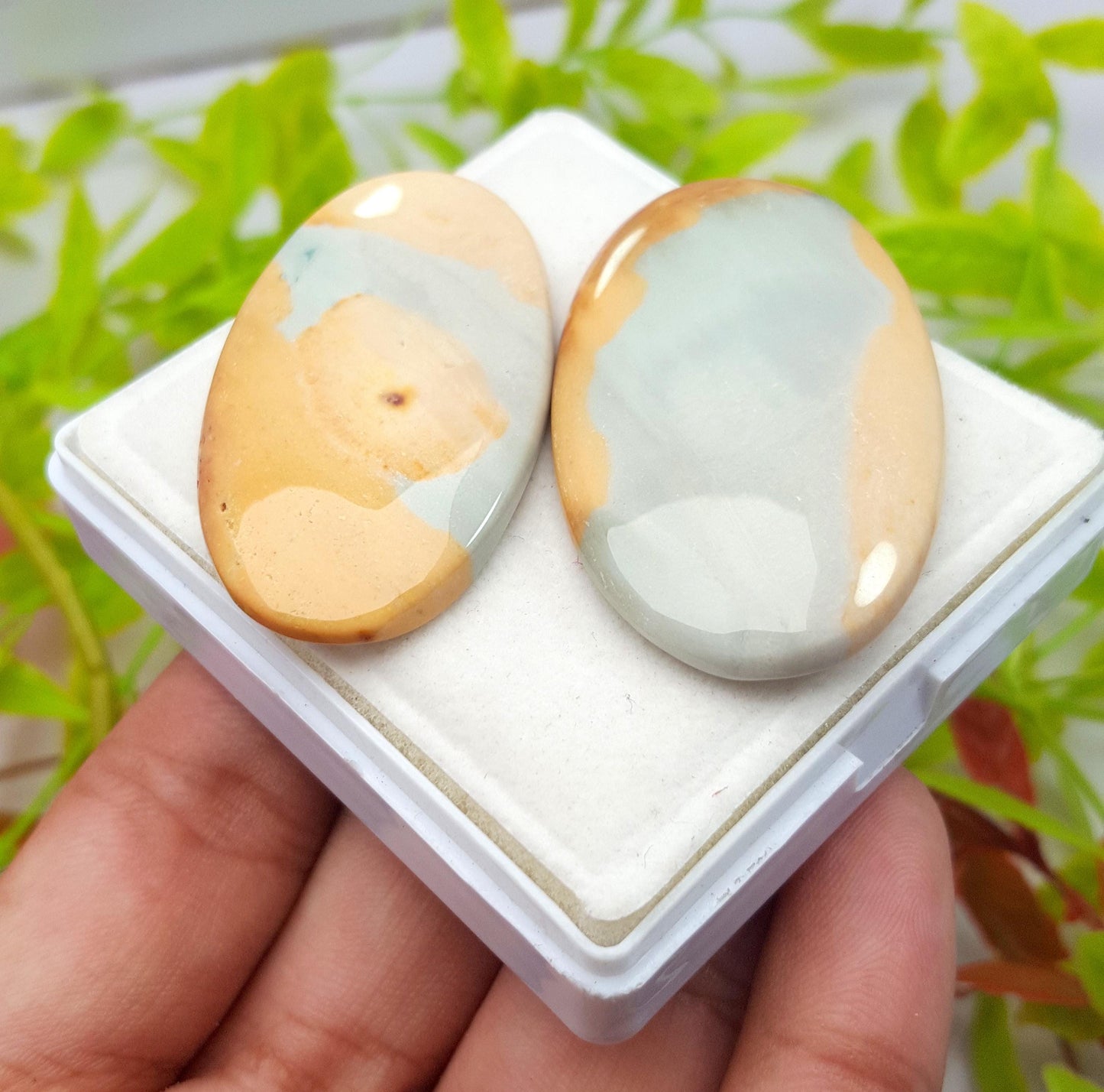 Jasper, Natural Imperial Jasper, Oval Cabochon Gemstone Lot, 112.95 Carat, Size-48x28x5mm To 46x25x5mm, Gift For Her, PC-2