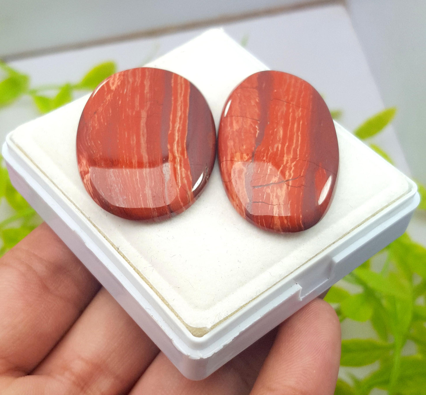 Jasper, Natural Snake Skin Jasper, Oval Cabochon Gemstone Lot, 103.10 Carat, Size-39x23x4mm To 41x23x5mm, Gift For Her, PC-2