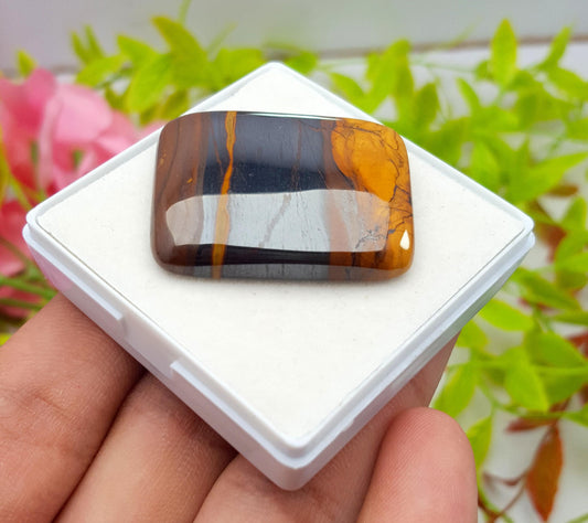 Natural Mookaite Jasper, Cushion Cabochon Loose Gemstone, 79.60 Carat, Size-35x27x5mm, Gift For Her, PC-1