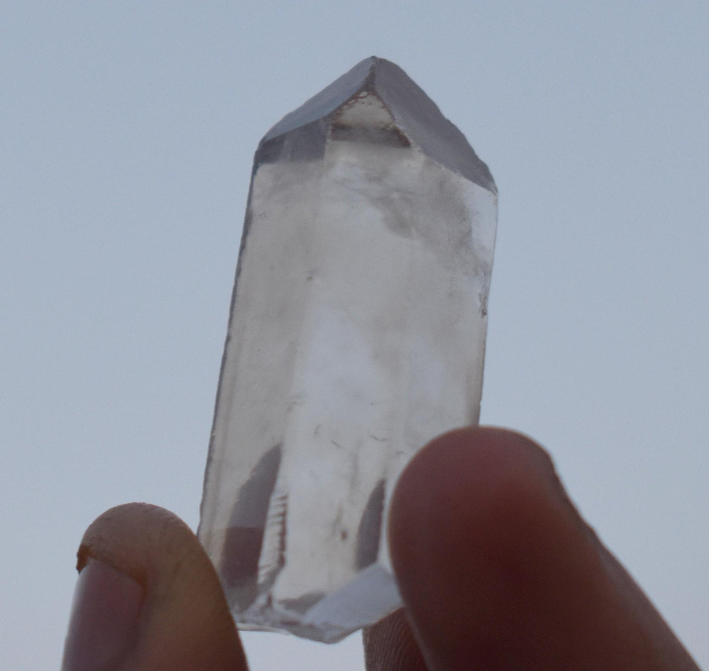 Phantom, Natural White Phantom In Quartz Tower, High Clarity Crystal, 14.91 Gram, Size-1.5'' inch-1''inch, Gift For Her, Healing Crystal,