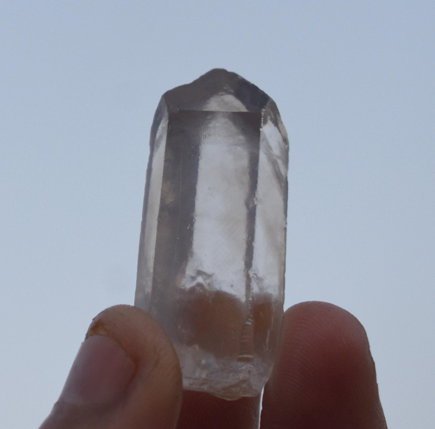 Phantom, Natural White Phantom In Quartz Tower, High Clarity Crystal, 14.91 Gram, Size-1.5'' inch-1''inch, Gift For Her, Healing Crystal,