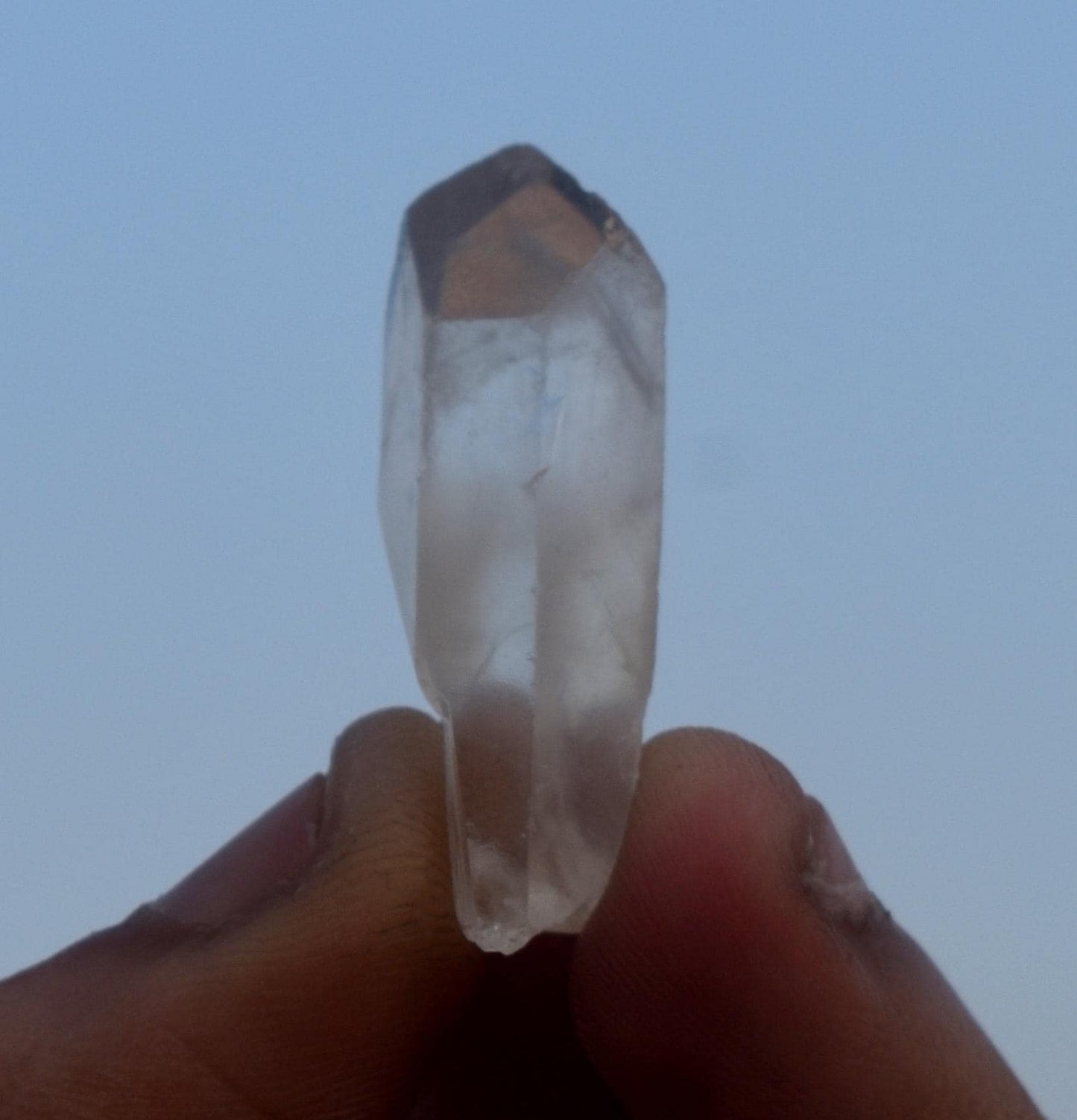 Phantom, Natural White Phantom In Quartz Tower, High Clarity Crystal, 7.20 Gram, Size-1'' inch-0.5''inch, Gift For Her, Healing Crystal,