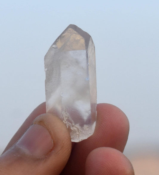 Phantom, Natural White Phantom In Quartz Tower, High Clarity Crystal, 7.20 Gram, Size-1'' inch-0.5''inch, Gift For Her, Healing Crystal,