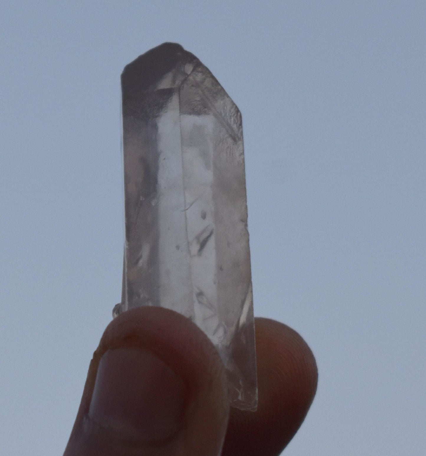 Phantom, Natural White Phantom In Quartz Tower, High Clarity Crystal, 15.21 Gram, Size-2'' inch-1''inch, Gift For Her, Healing Crystal,