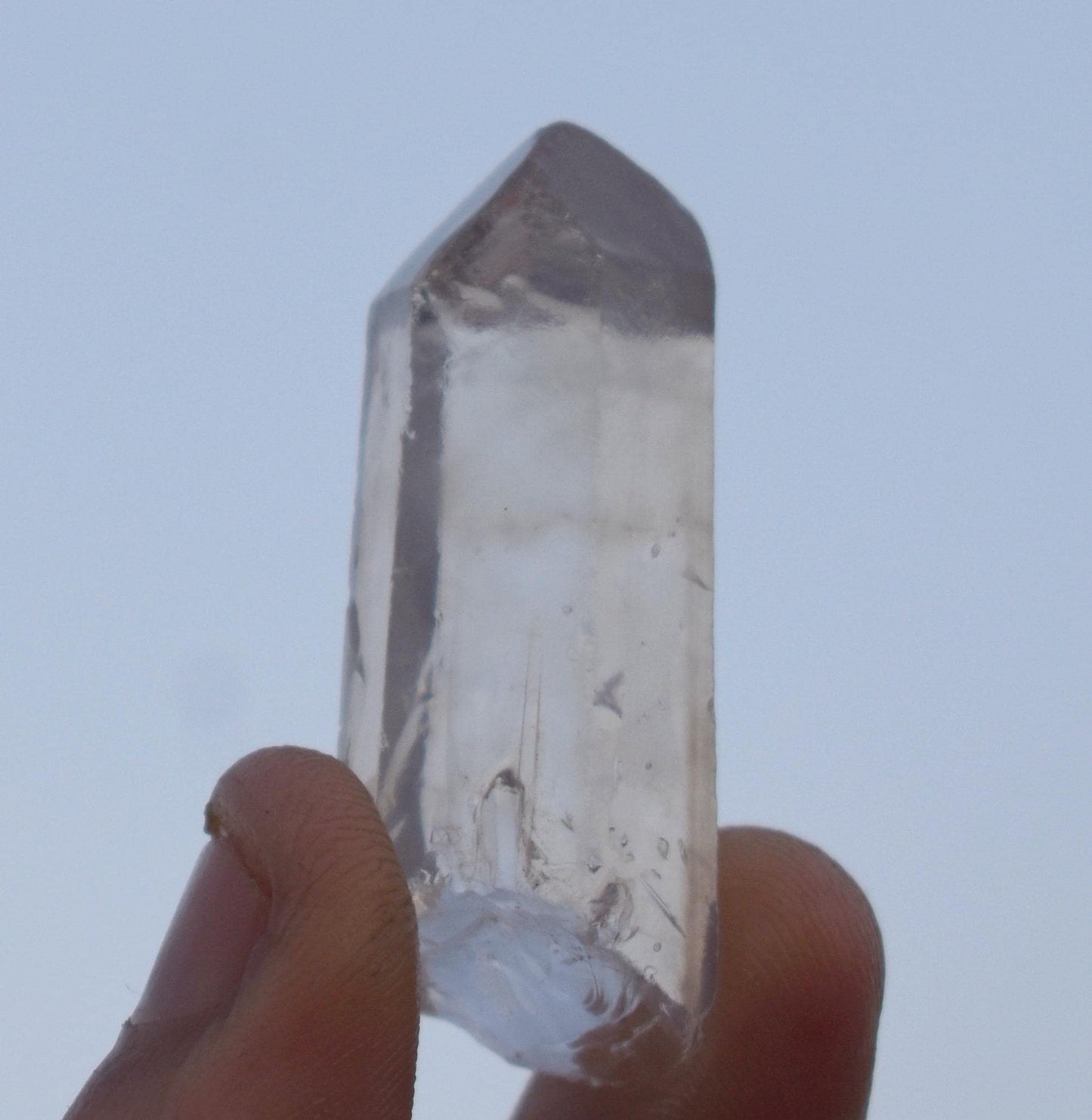 Phantom, Natural White Phantom In Quartz Tower, High Clarity Crystal, 15.21 Gram, Size-2'' inch-1''inch, Gift For Her, Healing Crystal,