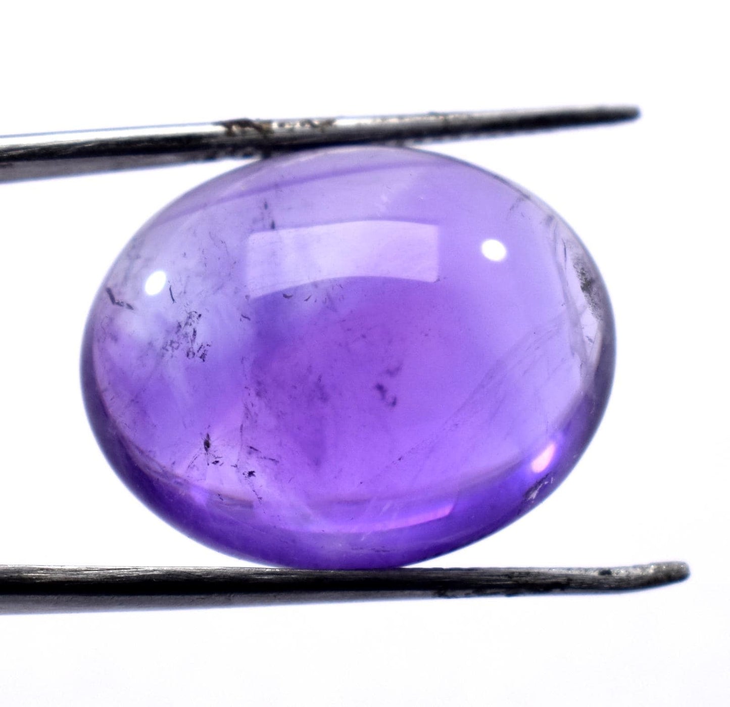 Amethyst, Natural Purple Amethyst, Oval Cabochon Loose Gemstone, 25.30 Carat, Size-18x22x9.5mm, Gift For Her,