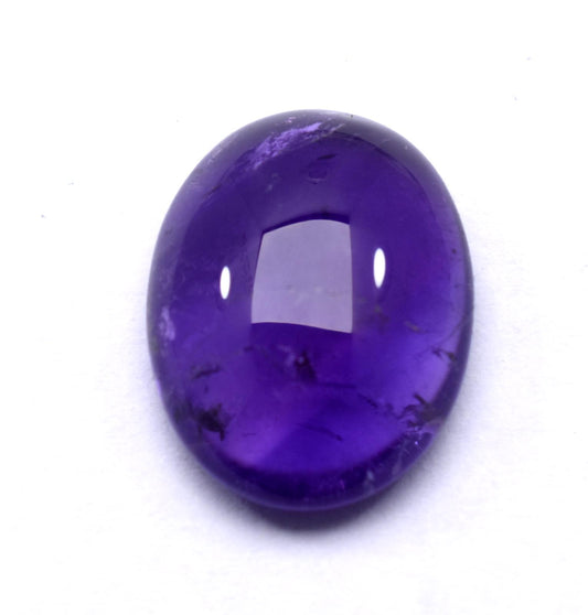 Amethyst, Natural Purple Amethyst, Oval Cabochon Loose Gemstone, 36.70 Carat, Size-10x24x11mm, Gift For Her,