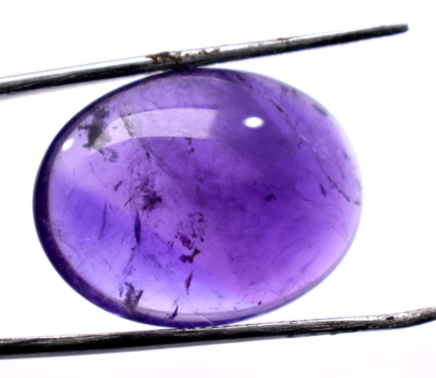 Amethyst, Natural Purple Amethyst, Oval Cabochon Loose Gemstone, 36.70 Carat, Size-10x24x11mm, Gift For Her,