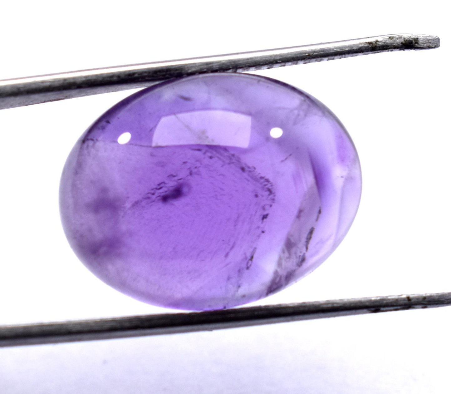 Rare & Natural Purple Amethyst, Oval Cabochon Loose Gemstone, 18.60 Carat, Size-15x19.5x9mm, Gift For Her,