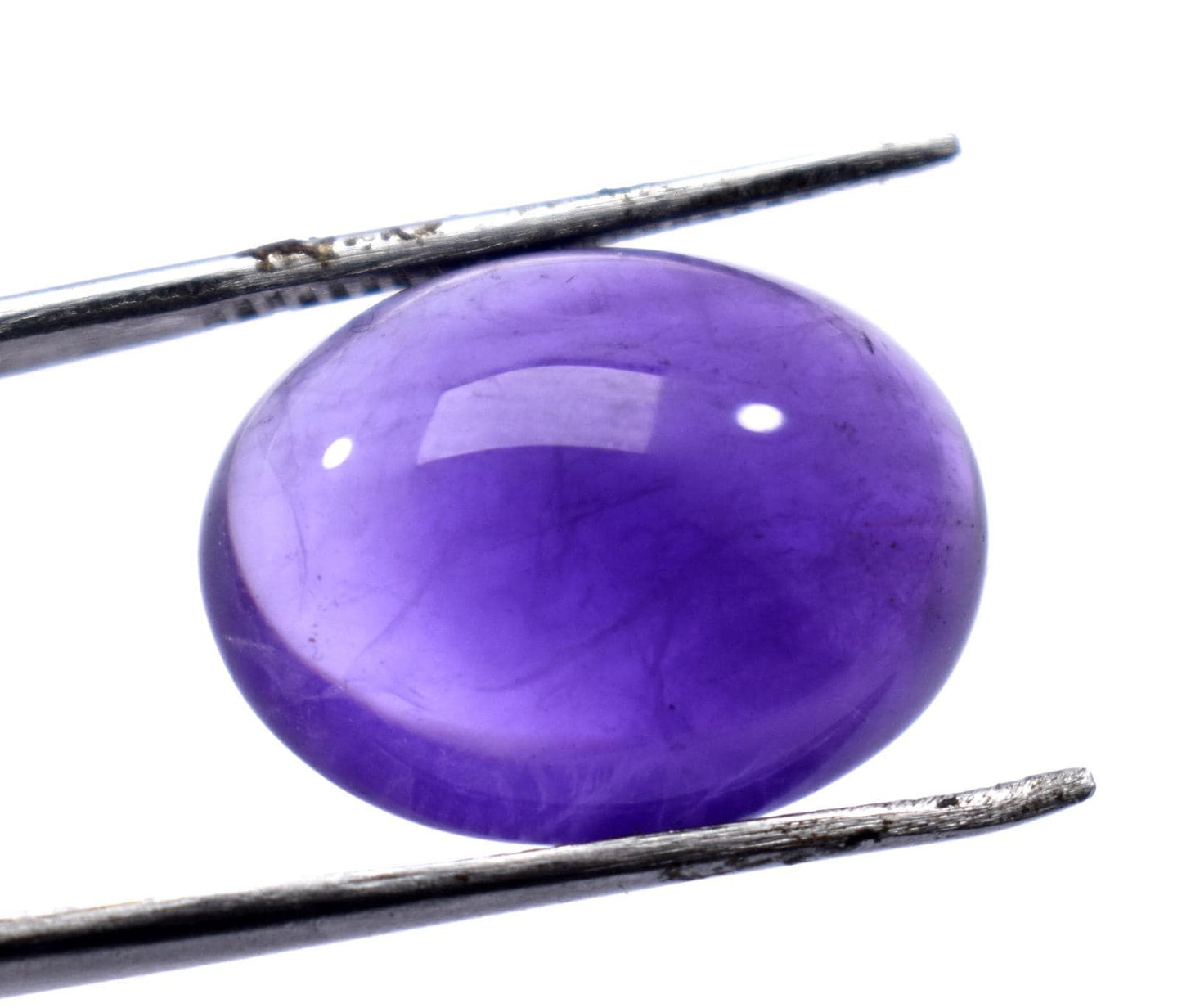 Amethyst, Natural Purple Amethyst, Oval Cabochon Loose Gemstone, 18.70 Carat, Size-15.5x19.5x8.5mm, Gift For Her,