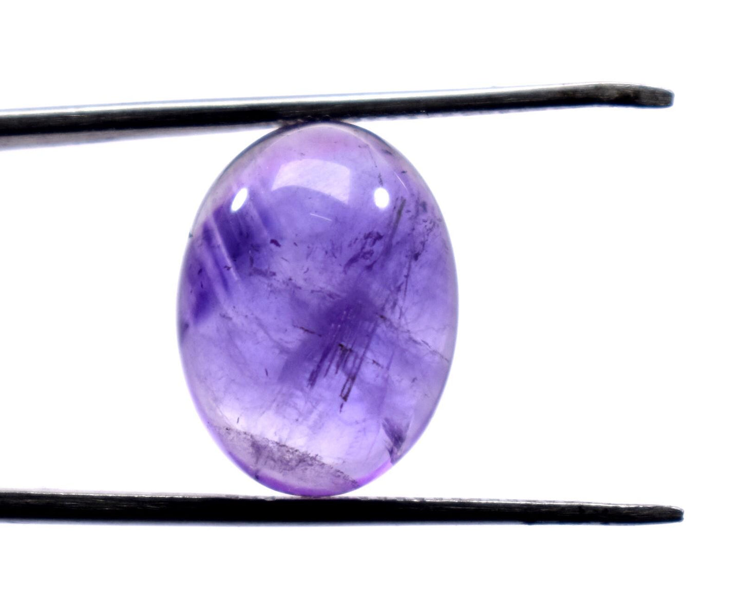 Rare & Natural Purple Amethyst, Oval Cabochon Loose Gemstone, 10.90 Carat, Size-12x16x7.5mm, Gift For Her,