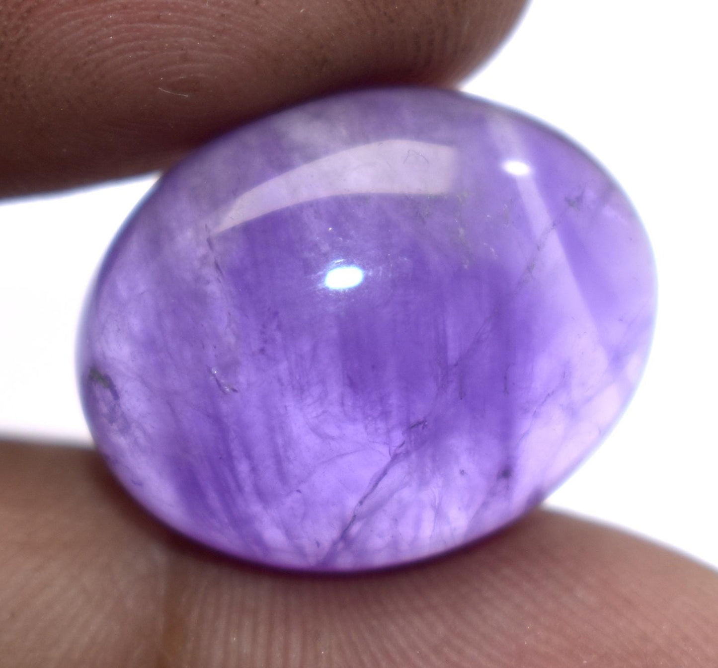 Rare & Natural Purple Amethyst, Oval Cabochon Loose Gemstone, 17.80 Carat, Size-10x16x8mm, Gift For Her,