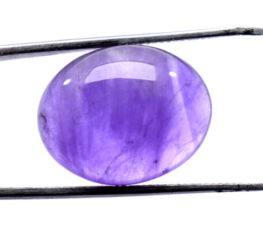 Rare & Natural Purple Amethyst, Oval Cabochon Loose Gemstone, 17.80 Carat, Size-10x16x8mm, Gift For Her,