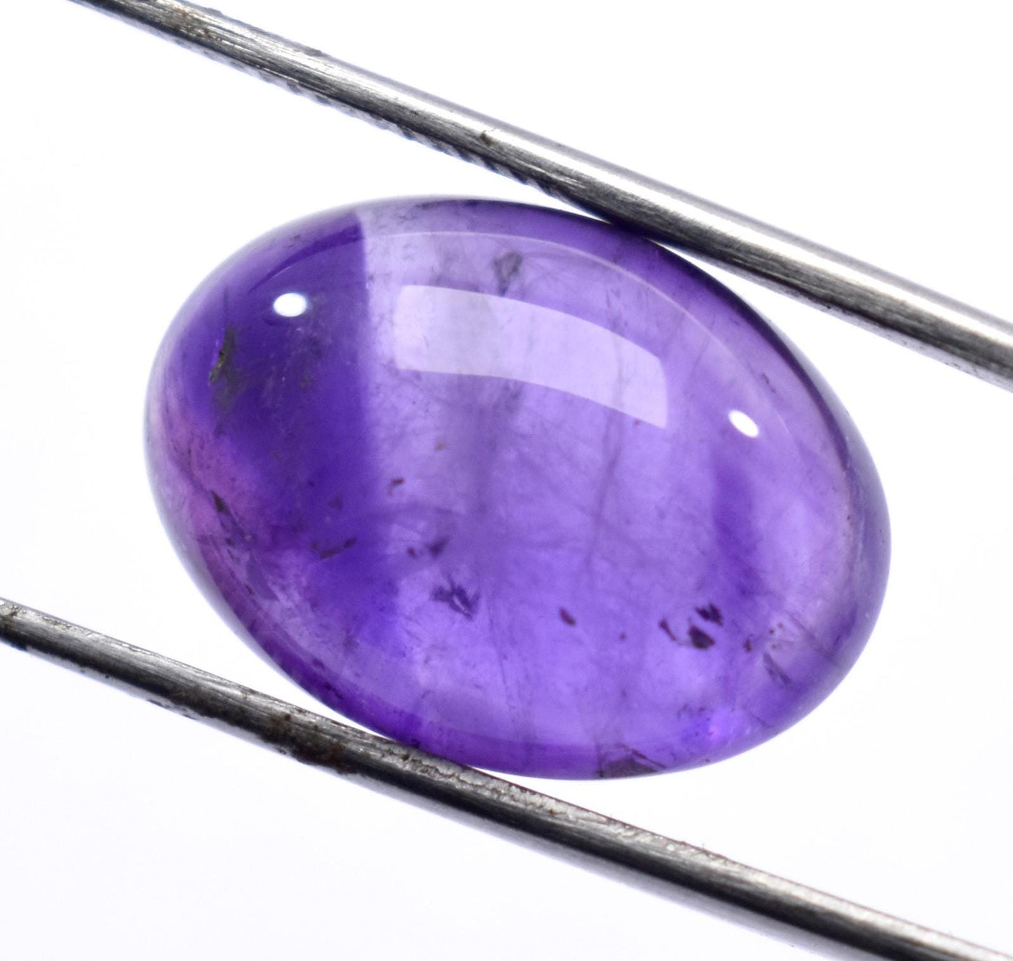 Rare & Natural Purple Amethyst, Oval Cabochon Loose Gemstone, 17.30 Carat, Size-14.5x26x8.5mm, Gift For Her,