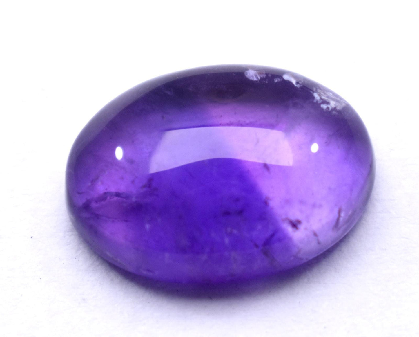 Rare & Natural Purple Amethyst, Oval Cabochon Loose Gemstone, 12.70 Carat, Size-13x18x6.5mm, Gift For Her,