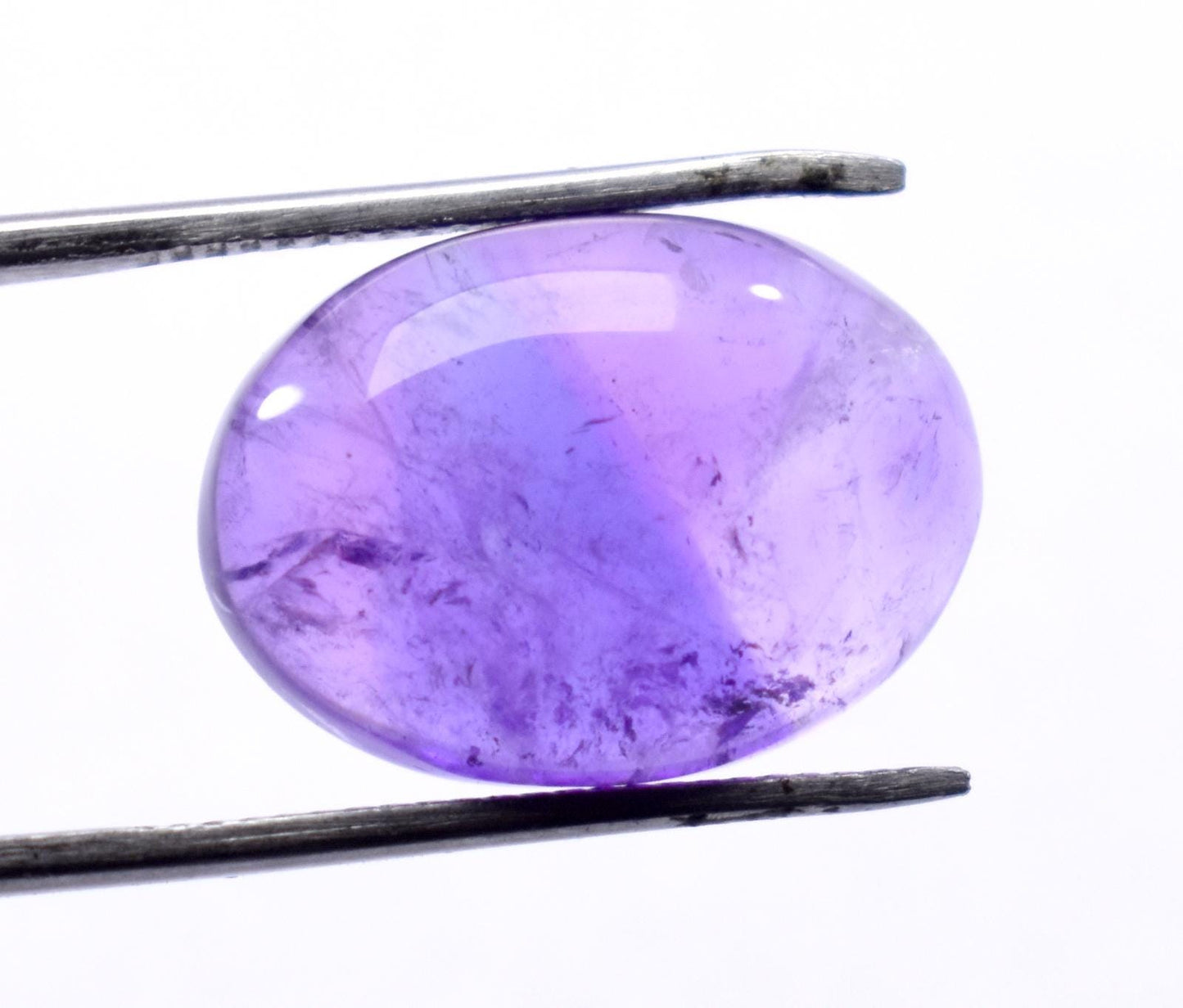 Rare & Natural Purple Amethyst, Oval Cabochon Loose Gemstone, 12.70 Carat, Size-13x18x6.5mm, Gift For Her,