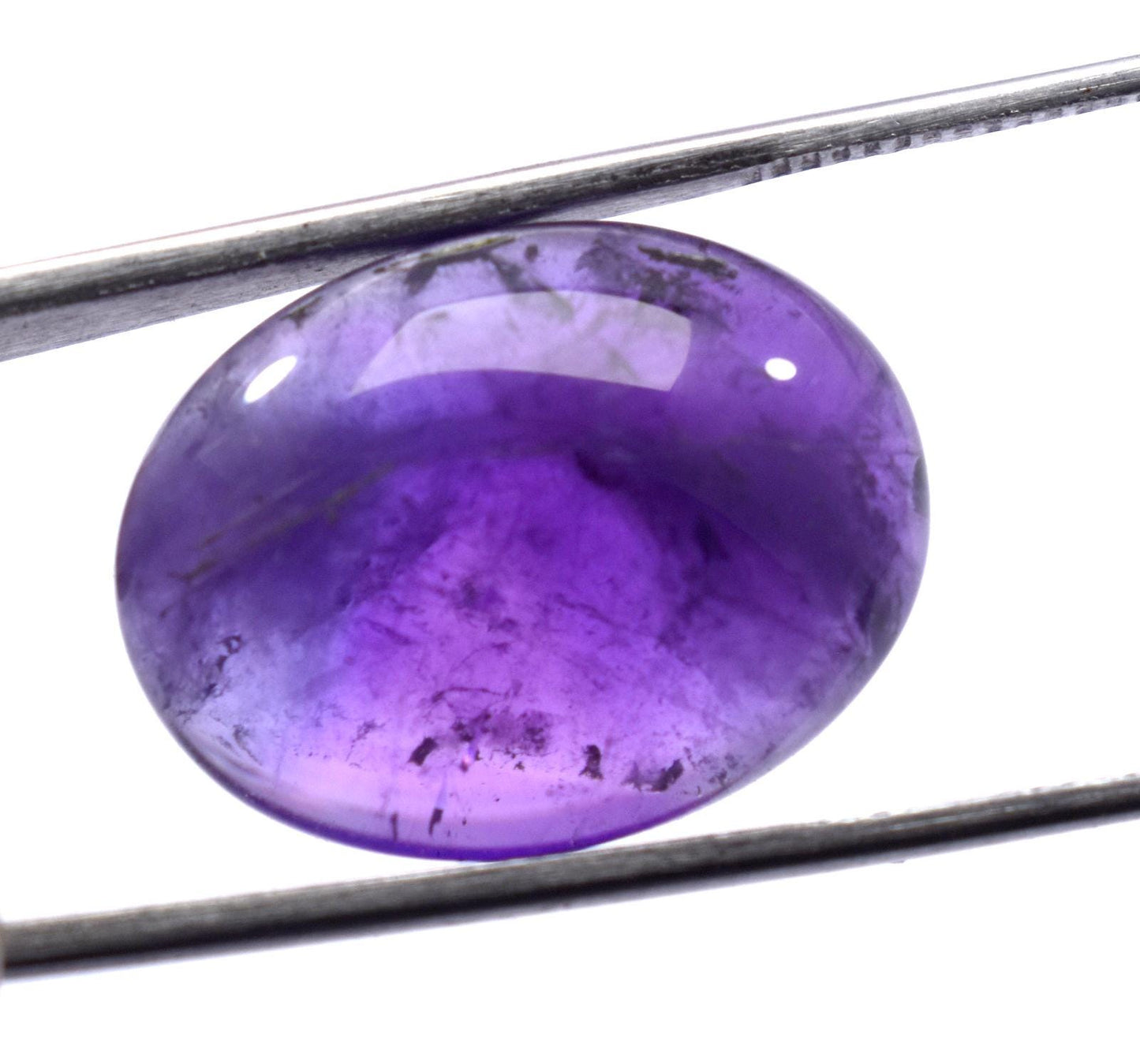 Rare & Natural Purple Amethyst, Oval Cabochon Loose Gemstone, 18.60 Carat, Size-16x20.5x8mm, Gift For Her,