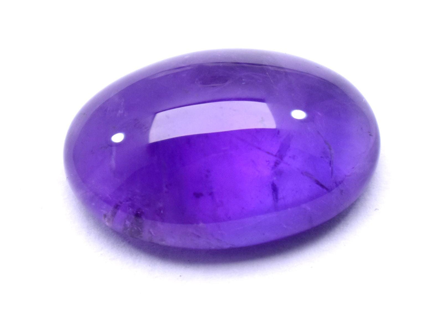 Rare & Natural Purple Amethyst, Oval Cabochon Loose Gemstone, 31.00 Carat, Size-17.5x26x9.5mm, Gift For Her,