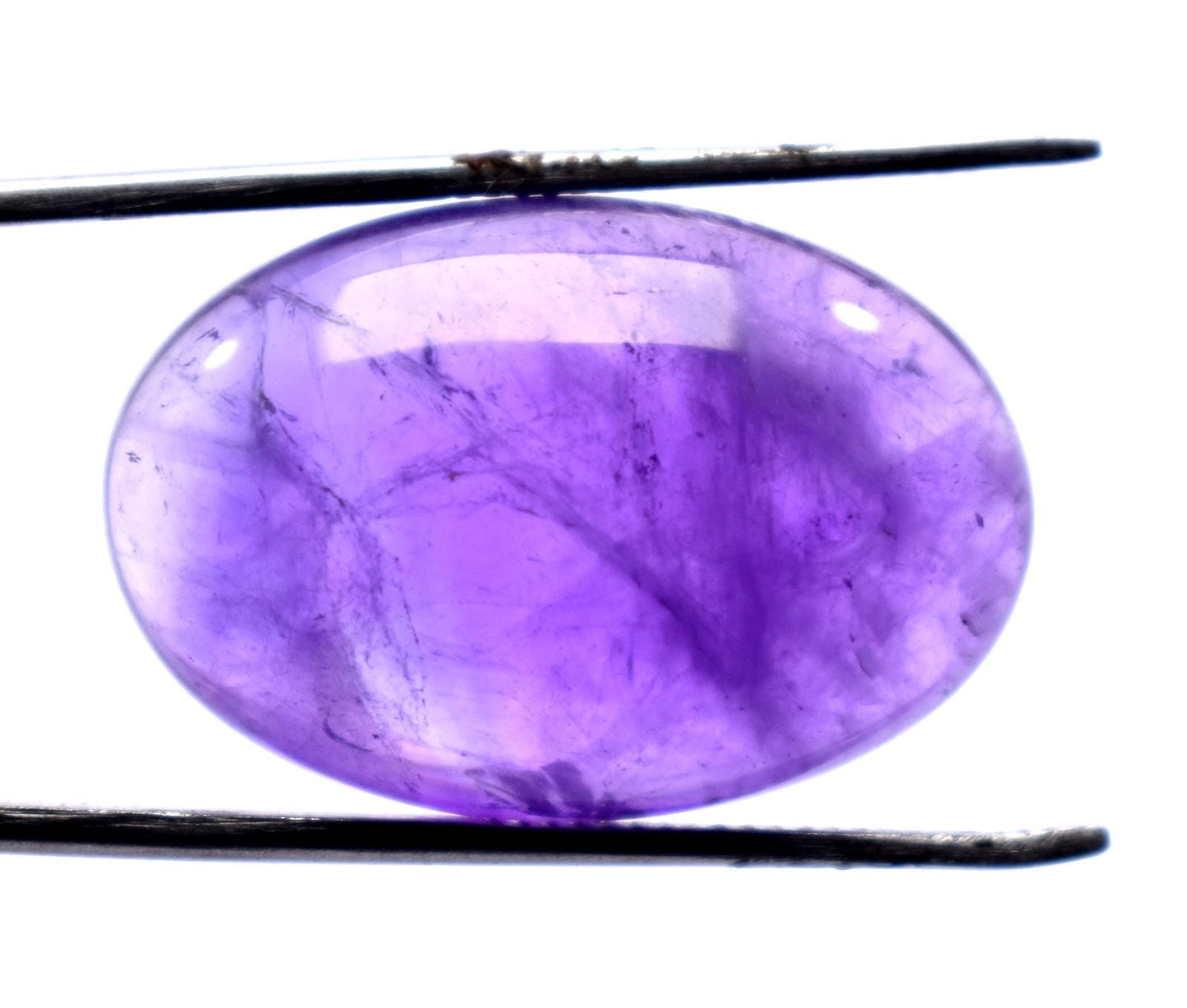 Rare & Natural Purple Amethyst, Oval Cabochon Loose Gemstone, 31.00 Carat, Size-17.5x26x9.5mm, Gift For Her,