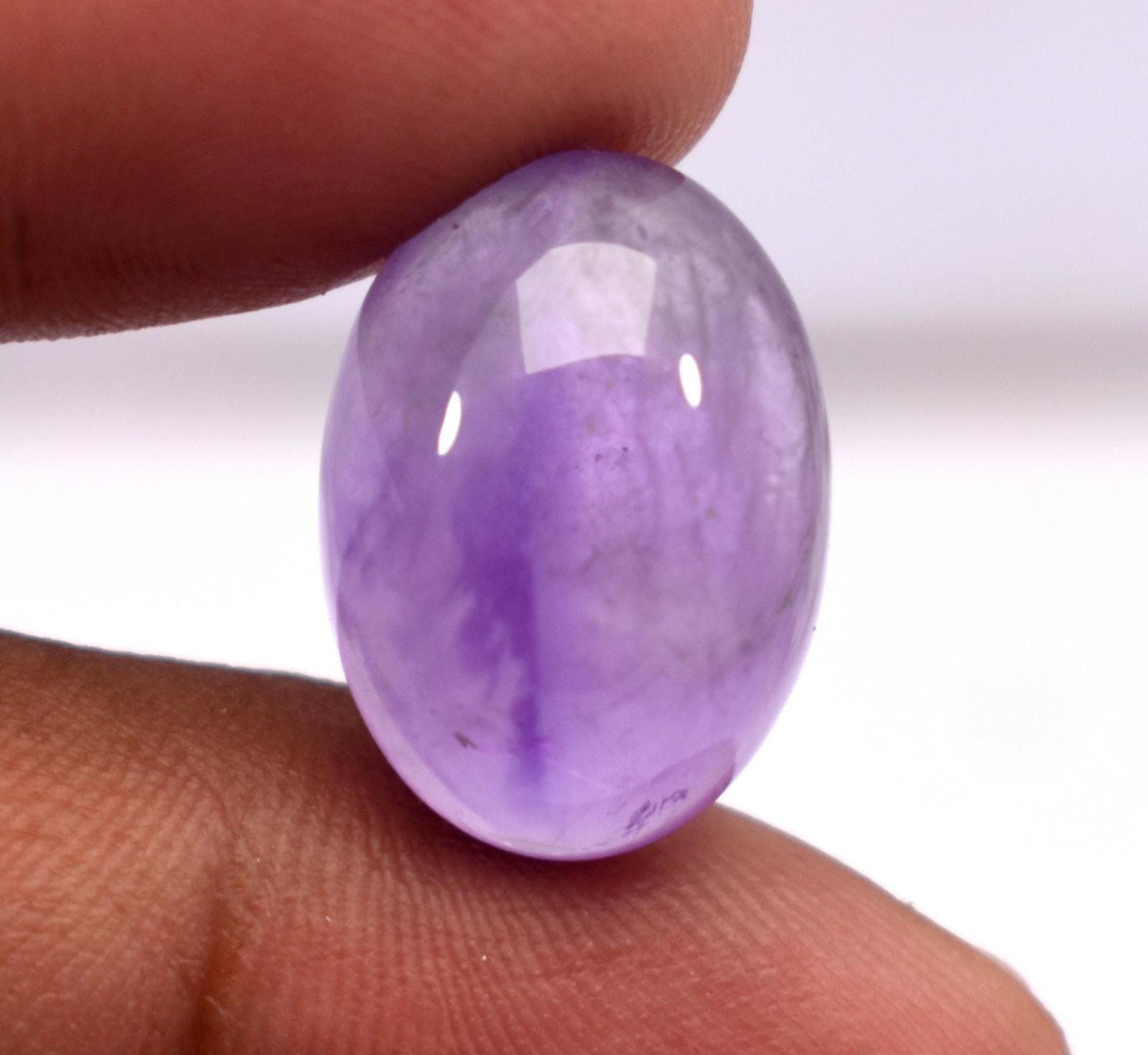 Rare & Natural Purple Amethyst, Oval Cabochon Loose Gemstone, 45.00 Carat, Size-13x18x9mm, Gift For Her,