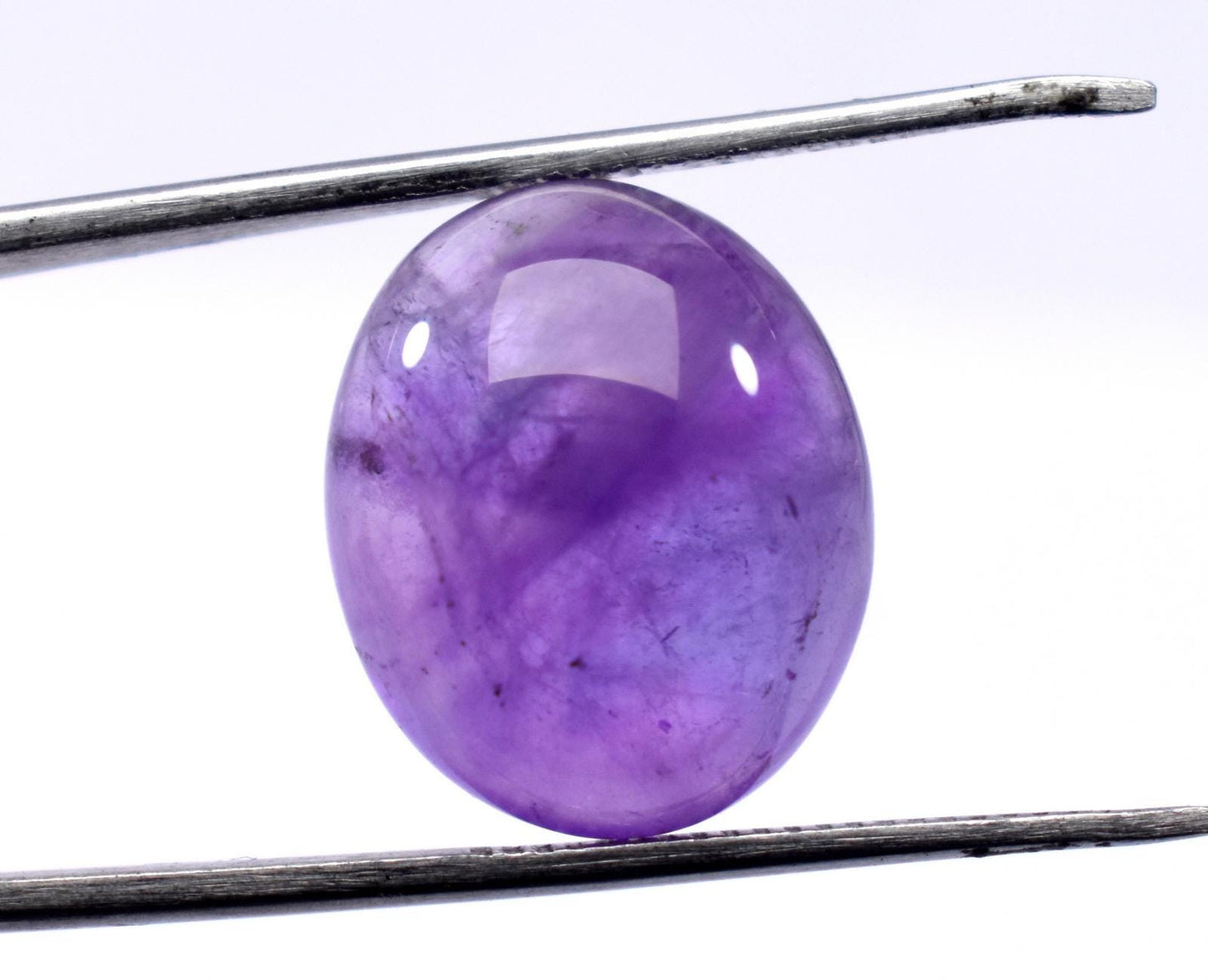 Rare & Natural Purple Amethyst, Oval Cabochon Loose Gemstone, 13.00 Carat, Size-14x17x7.5mm, Gift For Her,