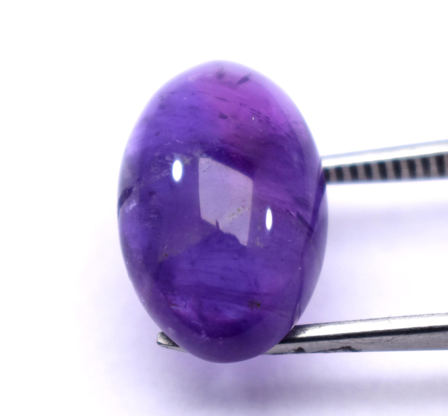 Rare & Natural Purple Amethyst, Oval Cabochon Loose Gemstone, 10.10 Carat, Size-11.5x18x7mm , Gift For Her,Pc-1