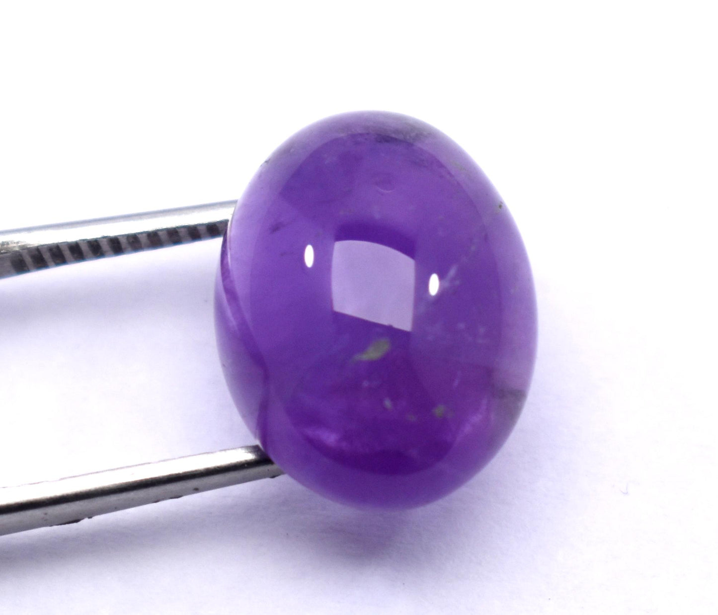 Rare & Natural Purple Amethyst, Oval Cabochon Loose Gemstone, 11.50 Carat, Size-13x17x7.5mm, Gift For Her,Pc-1