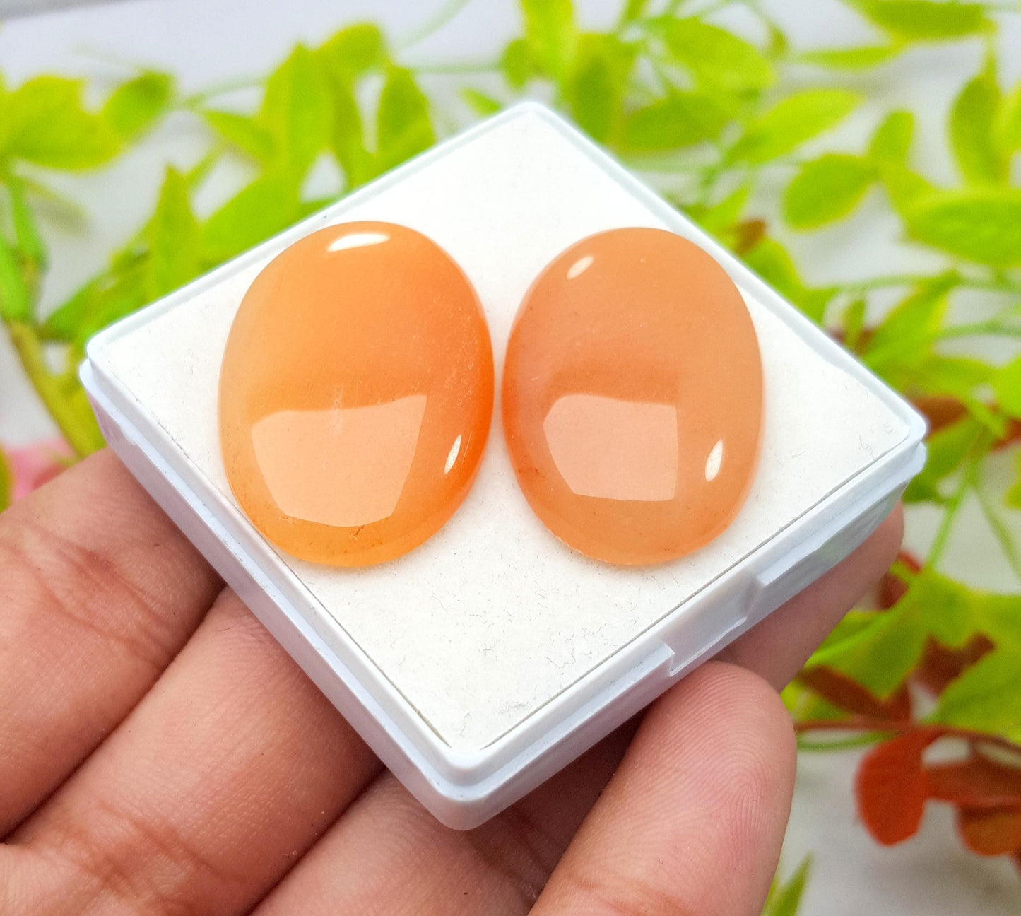 Rare & Natural Aventurine, Oval Smooth Cabochon Gemstone Lot, 65.30 Carat, Size-33x20x5mm To 33x21x5mm, Gift For Her, PC-2