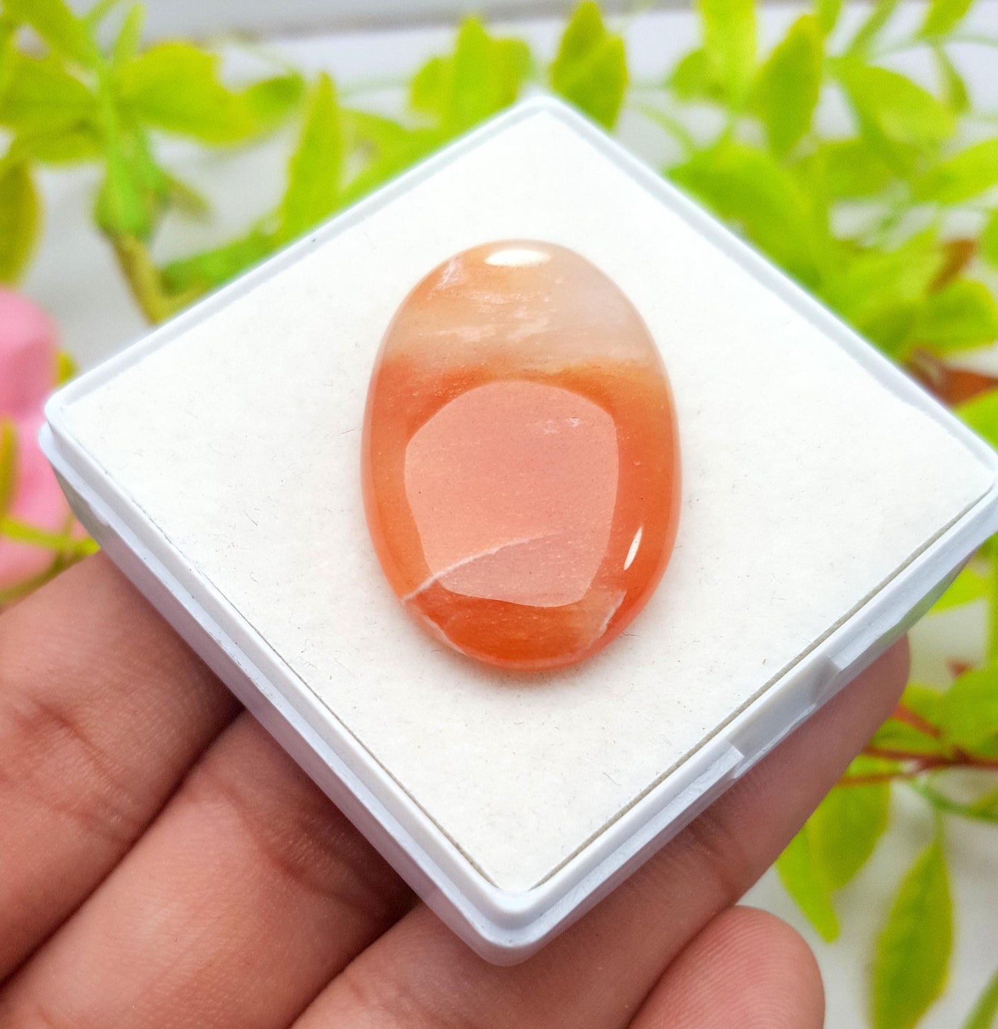 Natural Aventurine, Oval Smooth Cabochon Loose Gemstone, 37.70 Carat, Size-34x21x6mm, Gift For Her, PC-1