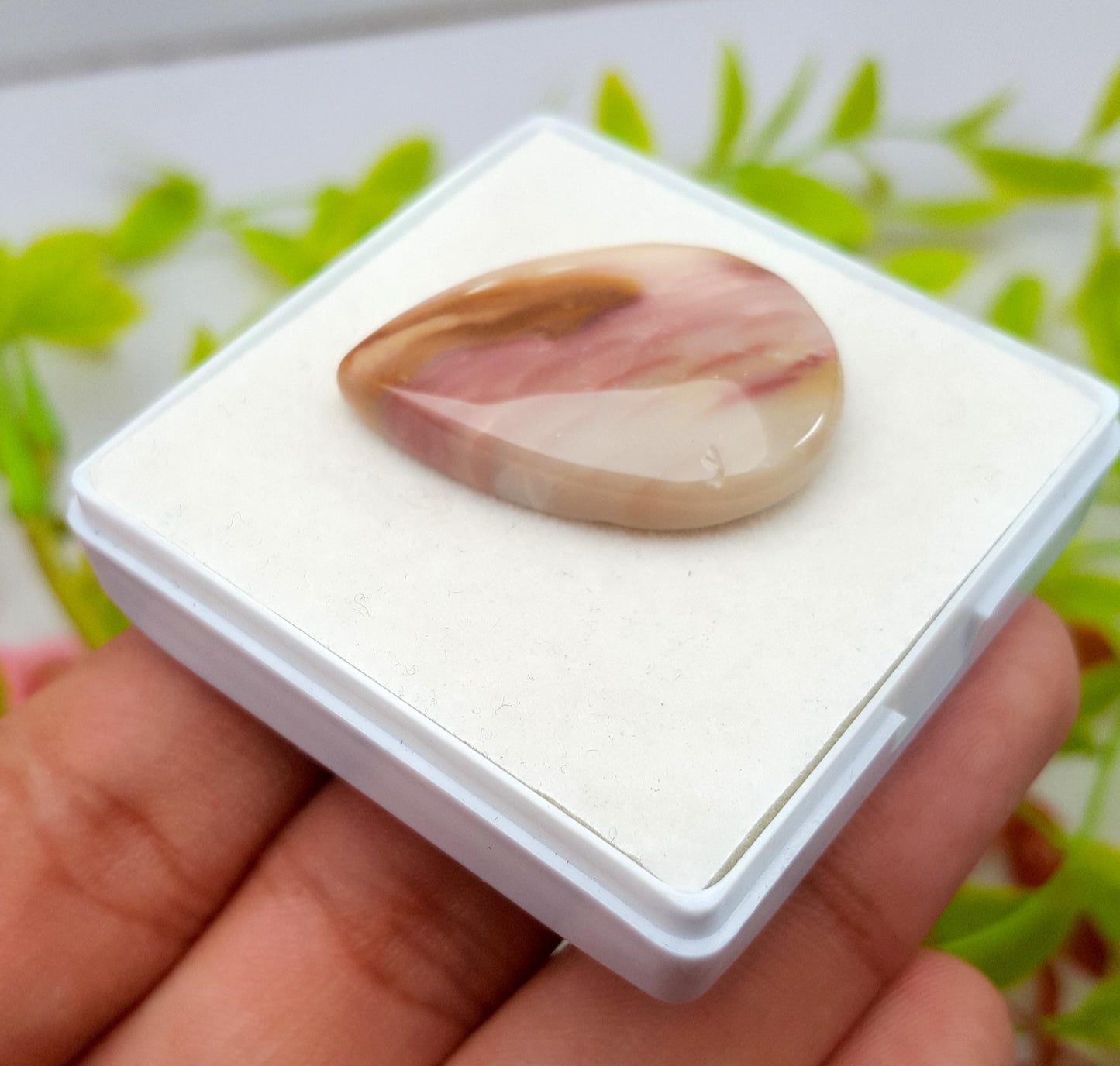 Jasper, Natural Imperial Jasper, Pear Cabochon Loose Gemstone, 35.70 Carat, Size-32x23x6mm, Gift For Her,