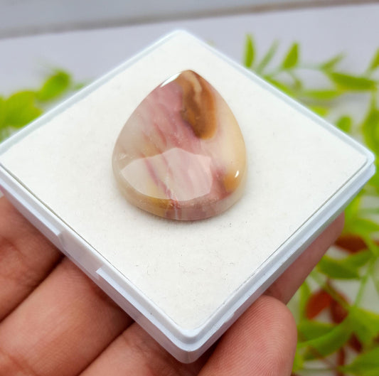 Jasper, Natural Imperial Jasper, Pear Cabochon Loose Gemstone, 35.70 Carat, Size-32x23x6mm, Gift For Her,