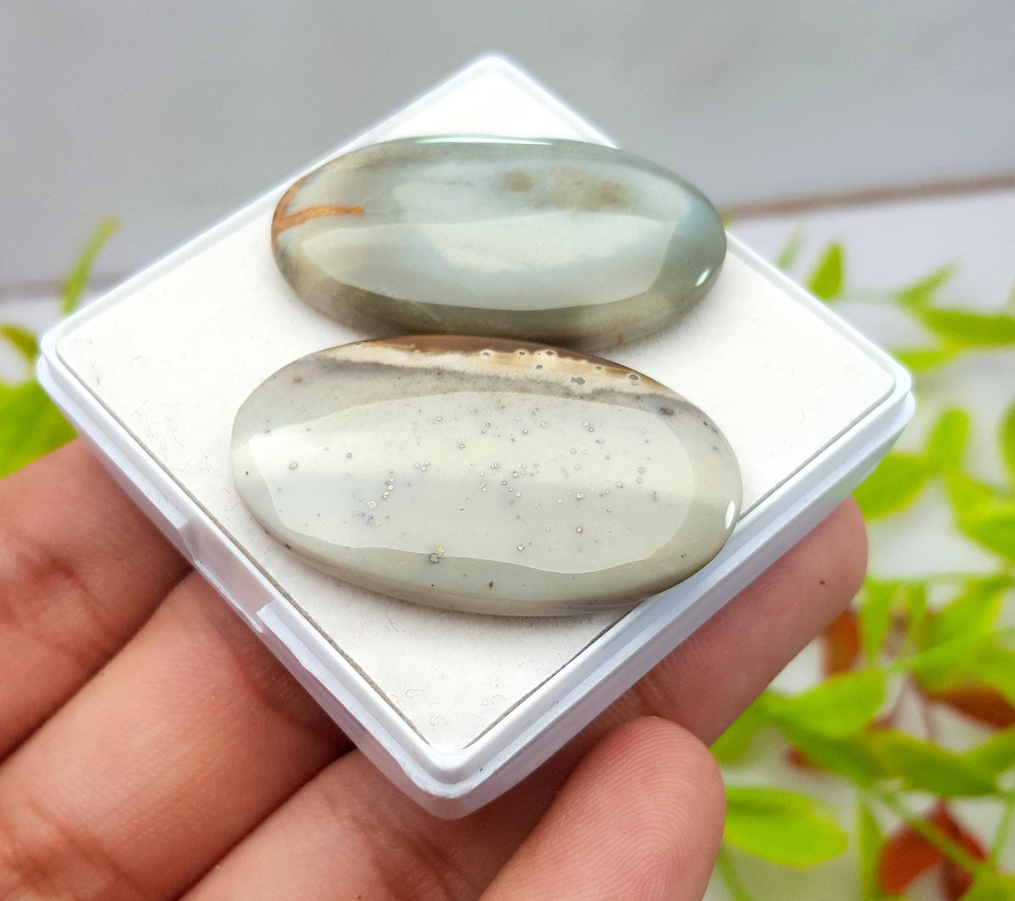 Natural Imperial Jasper, Oval Cabochon Gemstone Lot, 73.30 Carat, Size-37x23x5mm To 36x20x5mm, Gift For Her, PC-2