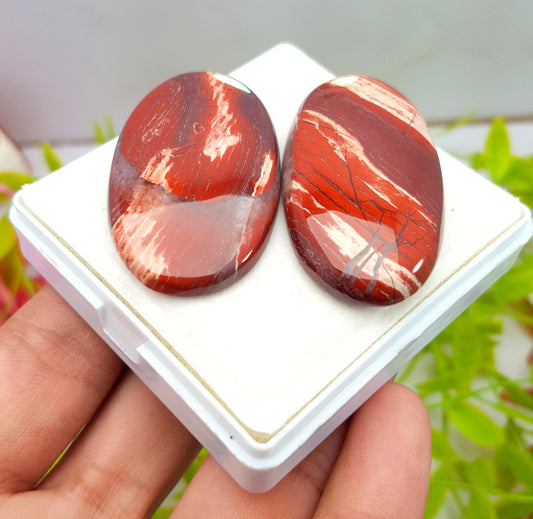 Jasper, Natural Snake Skin Jasper, Oval Cabochon Gemstone Lot, 143.60 Carat, Size-45x26x5mm To 48x25x7mm, Gift For Her, PC-2