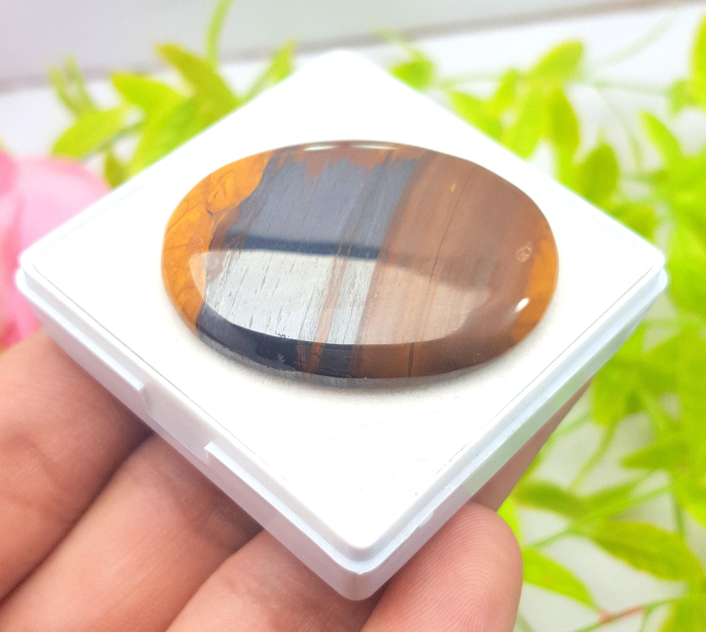 Natural Mookaite Jasper, Oval Cabochon Loose Gemstone, 79.80 Carat, Size-41X32X5mm, Gift For Her, PC-1