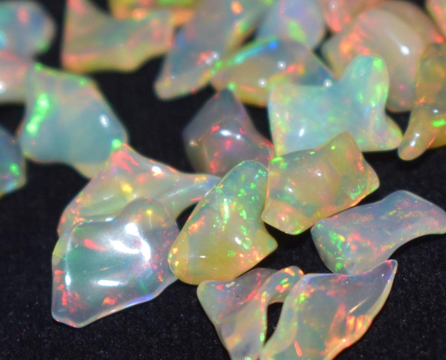 Opal, Natural Ethiopian Opal, Multi Fire Opal Polish Raw Gemstone, 1000 Carat, Mix Size And Mix Shape, For Jewelry Making, Gift For Her,