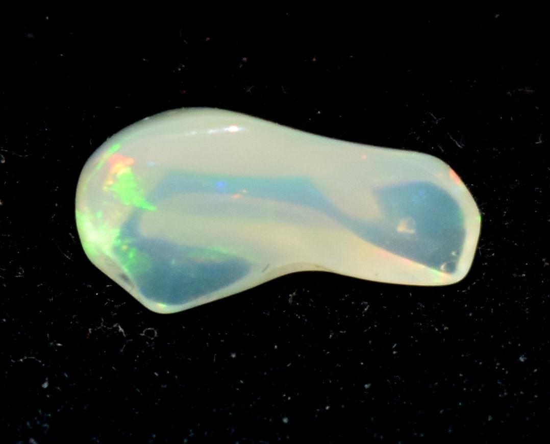 Opal, Natural Ethiopian Opal, Multi Fire Opal Polish Raw Gemstone, 1.15 Carat, Size-6x11.5x5.5mm, Gift For Her, PC-1