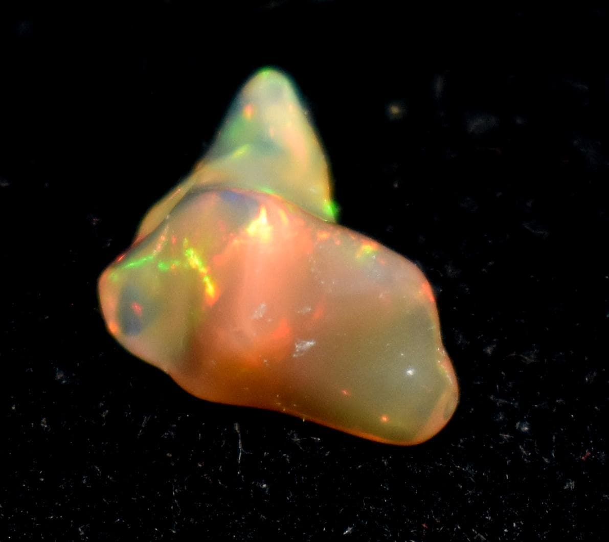 Opal, Natural Ethiopian Opal, Multi Fire Opal Polish Raw Gemstone, 1.45 Carat, Size-7.5x11x7.5mm, Gift For Her, PC-1