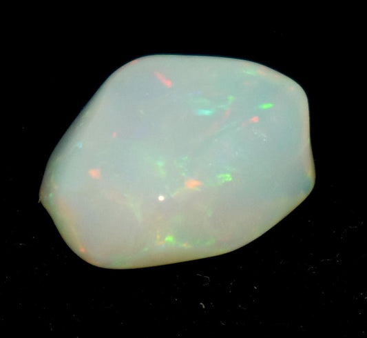 Opal, Natural Ethiopian Opal, Multi Fire Opal Polish Raw Gemstone, 2.40 Carat, Size-9.5x11x5mm, Gift For Her, PC-1