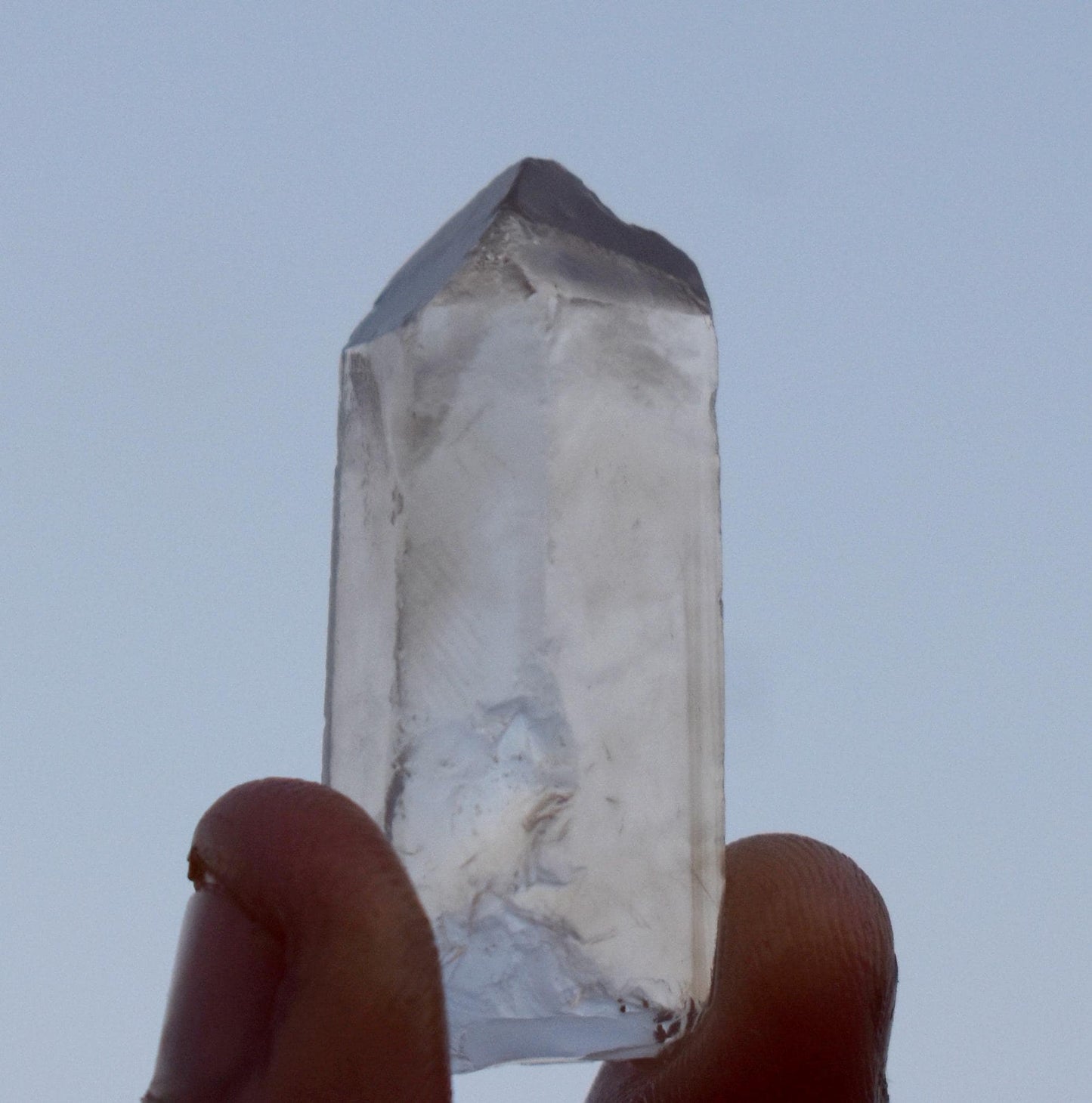 Phantom, Natural White Phantom In Quartz Tower, High Clarity Crystal, 14.91 Gram, Size-1.5'' inch-1''inch, Gift For Her, Healing Crystal,