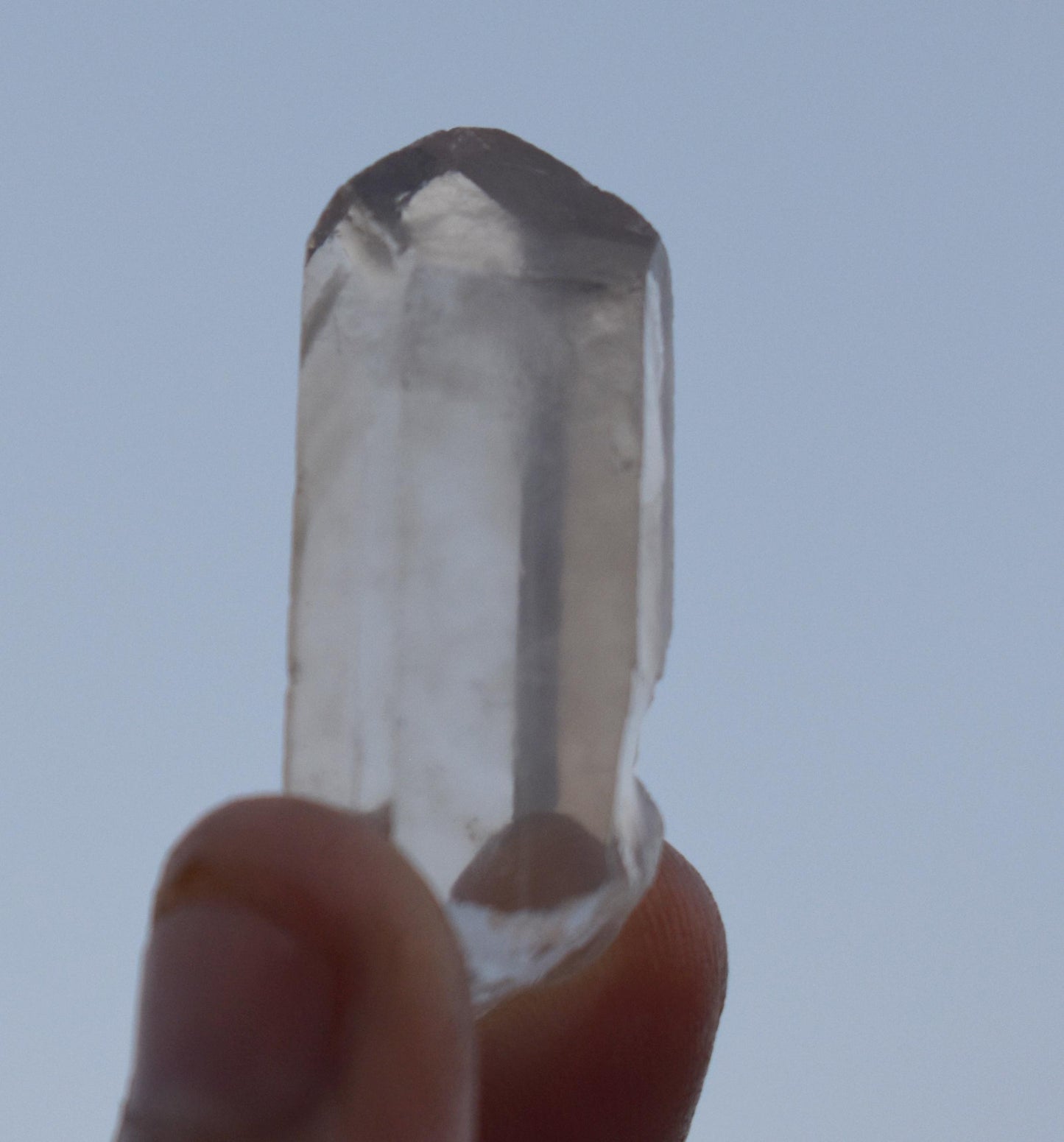 Phantom, Natural White Phantom In Quartz Tower, High Clarity Crystal, 14.91 Gram, Size-1.5'' inch-1''inch, Gift For Her, Healing Crystal,