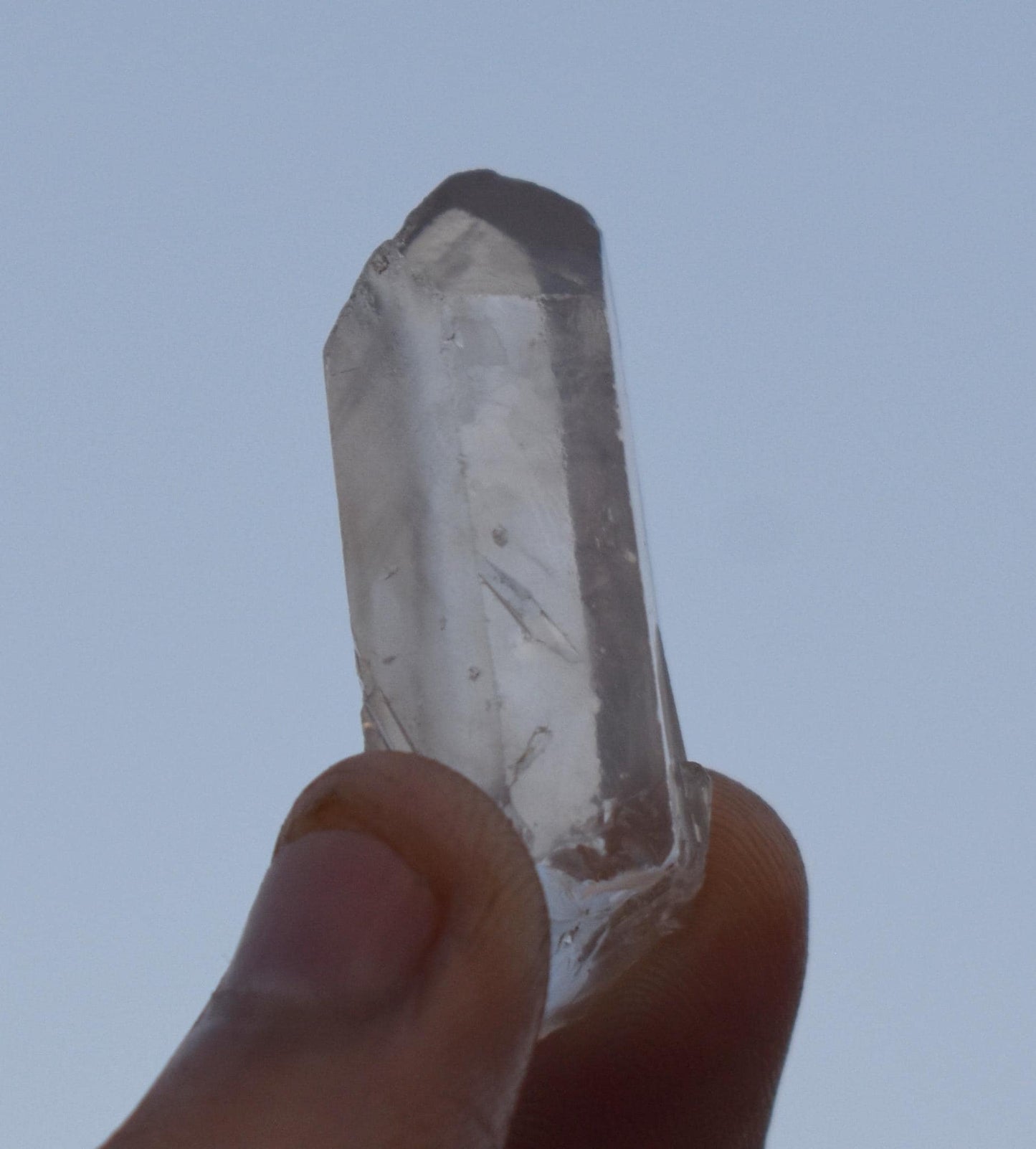 Phantom, Natural White Phantom In Quartz Tower, High Clarity Crystal, 15.21 Gram, Size-2'' inch-1''inch, Gift For Her, Healing Crystal,