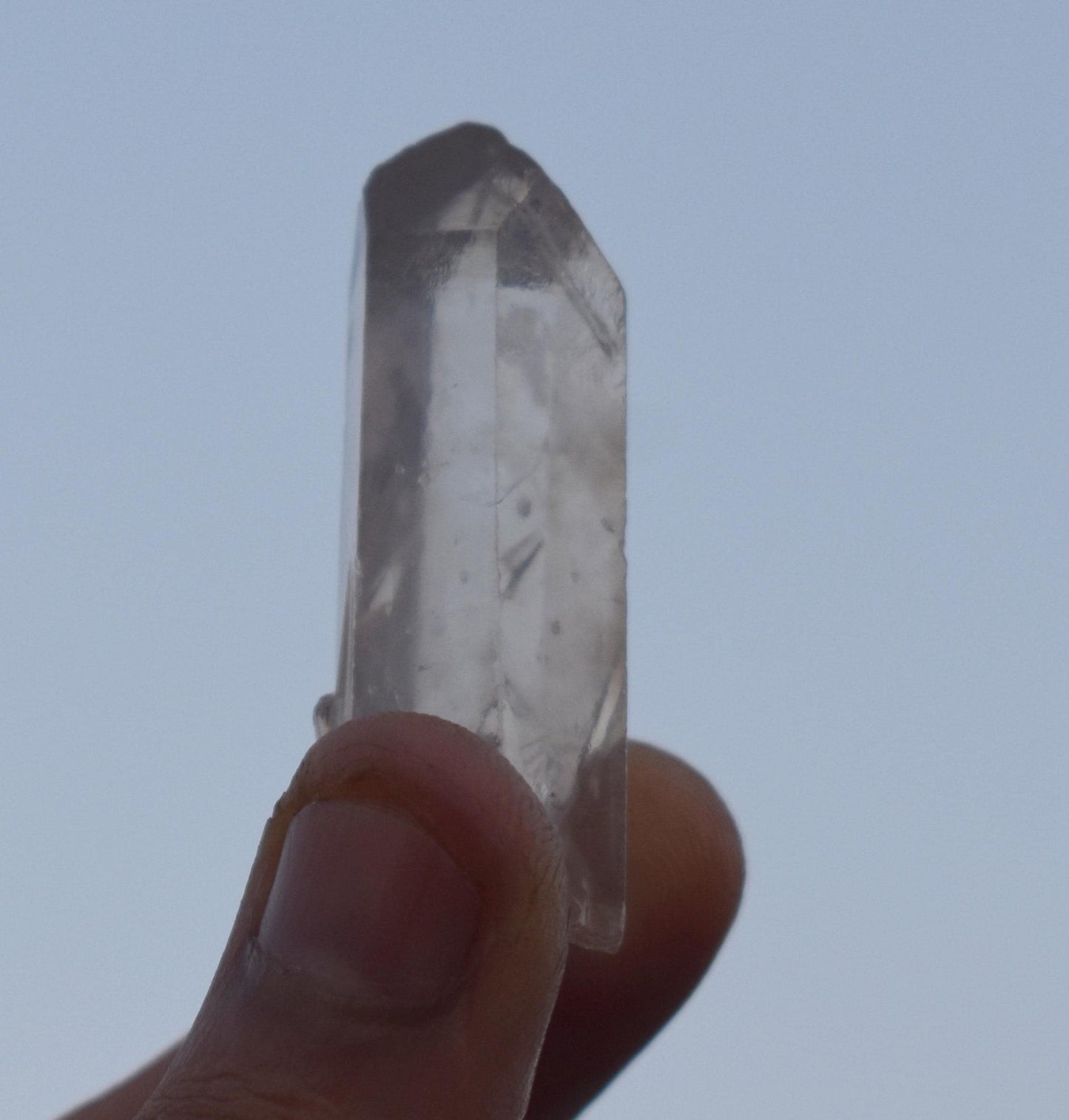 Phantom, Natural White Phantom In Quartz Tower, High Clarity Crystal, 15.21 Gram, Size-2'' inch-1''inch, Gift For Her, Healing Crystal,