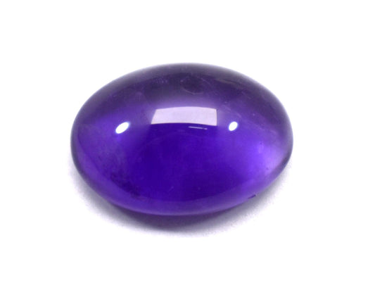 Rare & Natural Purple Amethyst, Oval Cabochon Loose Gemstone, 5.10 Carat, Size-10x14x5.5mm, Gift For Her,