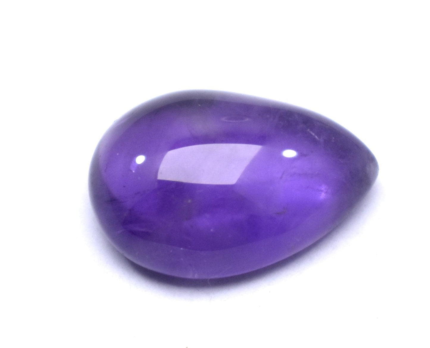 Amethyst, Natural Purple Amethyst, Pear Cabochon Loose Gemstone, 18.00 Carat, Size-13.5x18.5x8.5mm, Gift For Her,