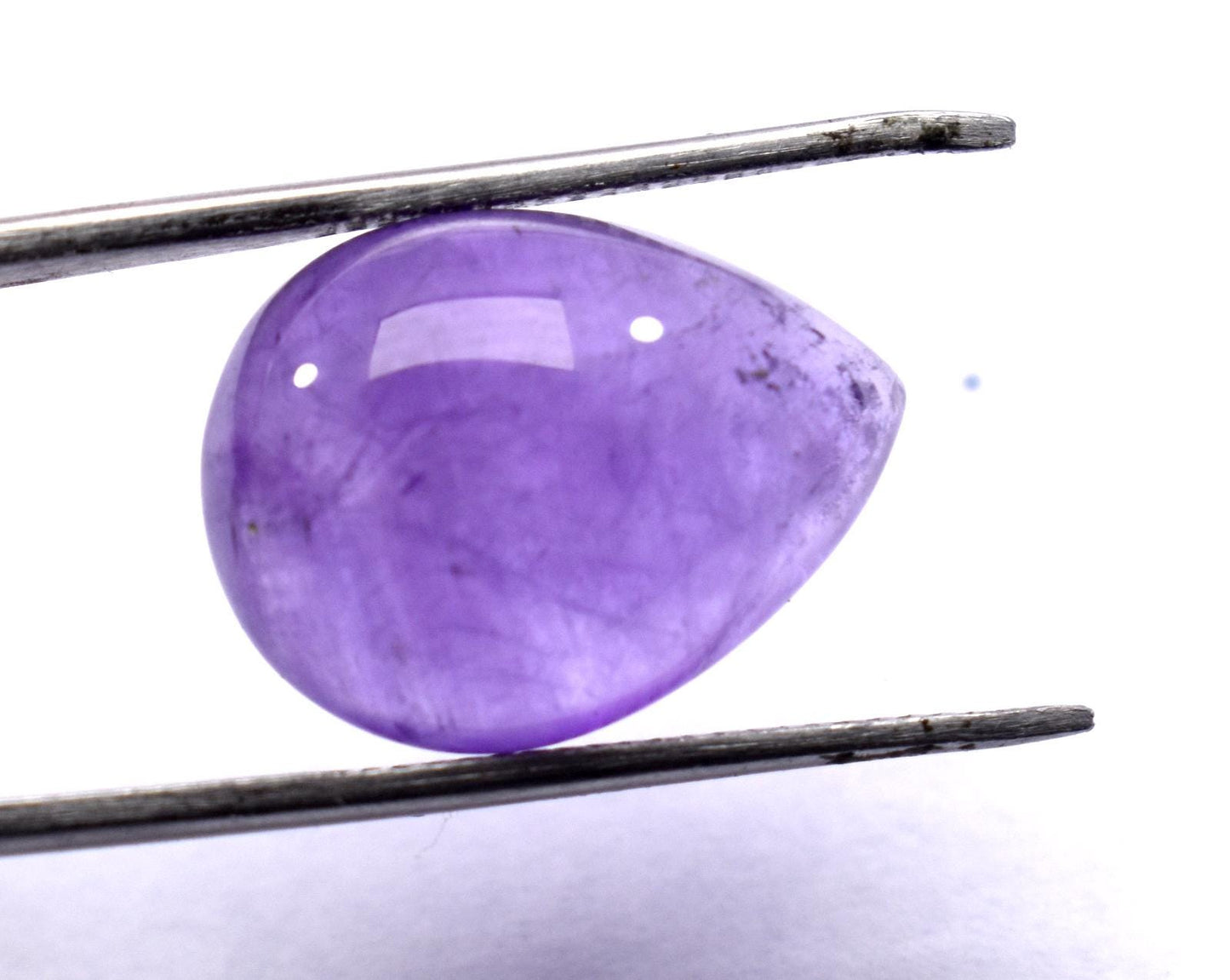 Amethyst, Natural Purple Amethyst, Pear Cabochon Loose Gemstone, 11.40 Carat, Size-13.5x18x7mm, Gift For Her,