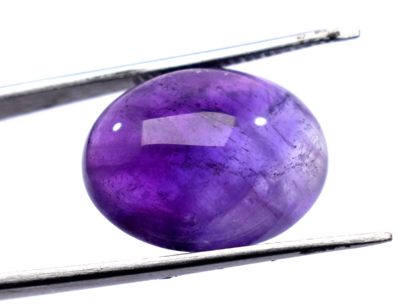 Rare & Natural Purple Amethyst, Oval Cabochon Loose Gemstone, 18.70 Carat, Size-15x19x8mm, Gift For Her,