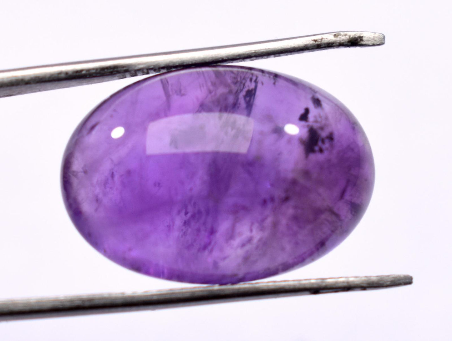 Rare & Natural Purple Amethyst, Oval Cabochon Loose Gemstone, 19.00 Carat, Size-14.5x20.5x9mm, Gift For Her,