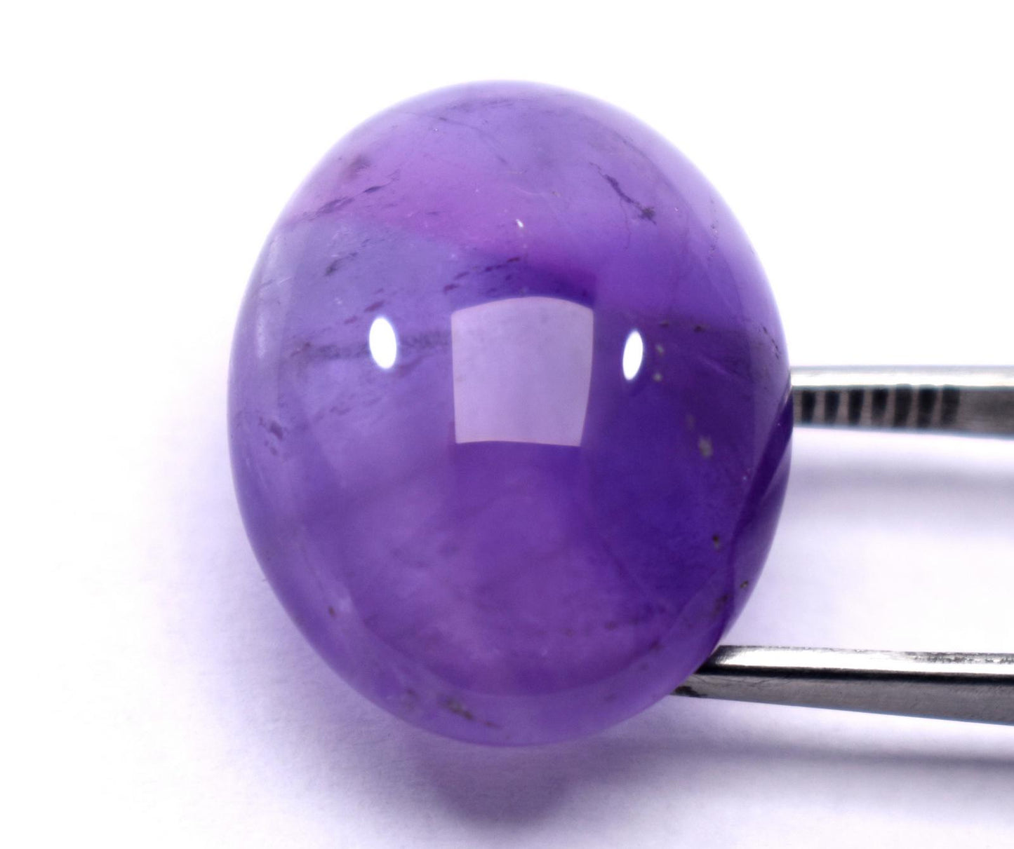 Rare & Natural Purple Amethyst, Oval Cabochon Loose Gemstone, 27.10 Carat, Size-18.5x24x9mm, Gift For Her,