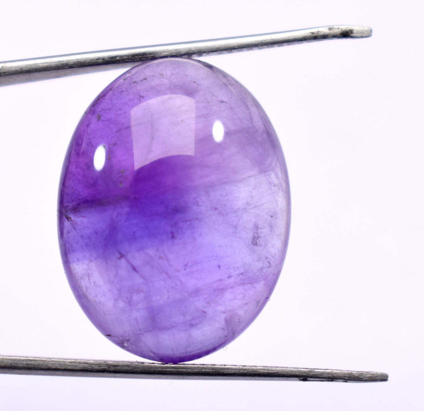 Rare & Natural Purple Amethyst, Oval Cabochon Loose Gemstone, 27.10 Carat, Size-18.5x24x9mm, Gift For Her,