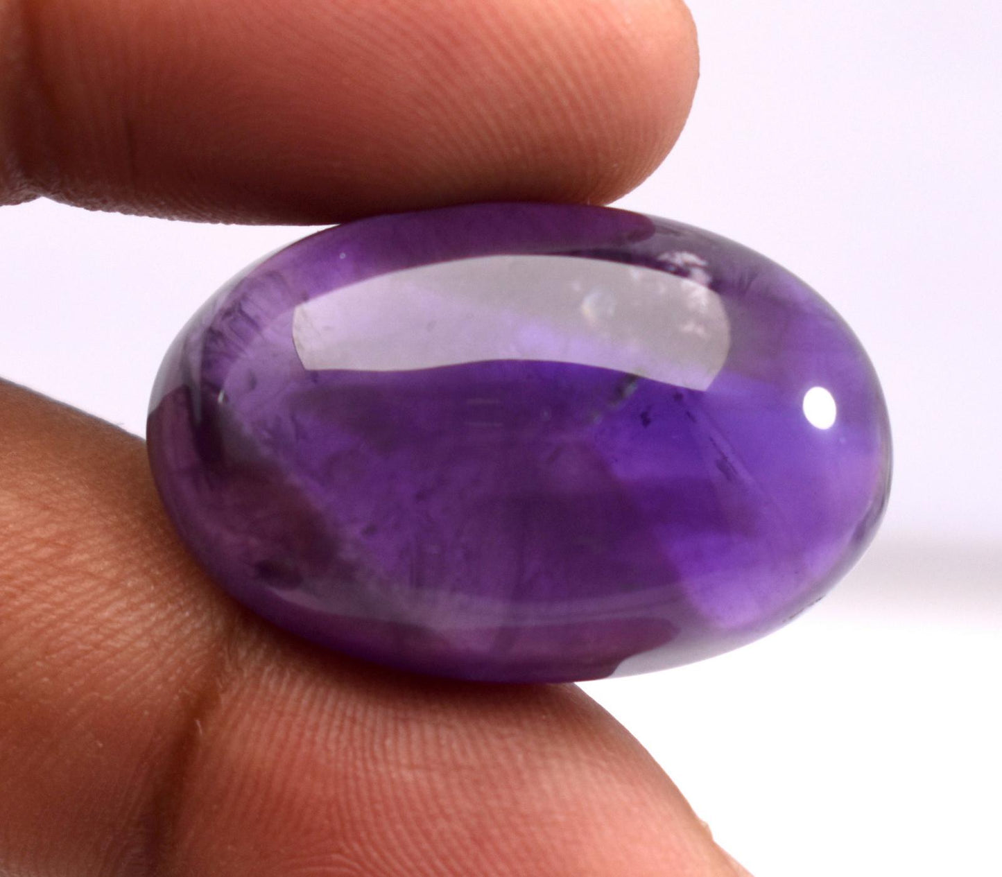 Rare & Natural Purple Amethyst, Oval Cabochon Loose Gemstone, 40.10 Carat, Size-18x27x10mm, Gift For Her,